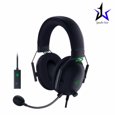 هدست گیمینگ ریزر مدل Razer BlackShark V2 به همراه کارت صدا