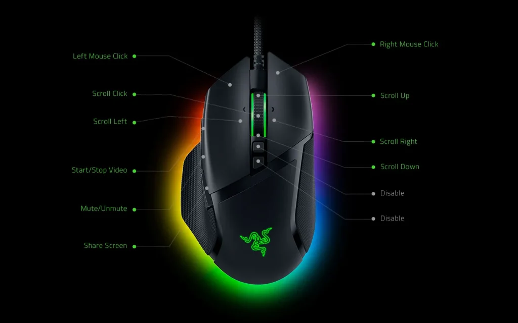 ماوس گیمینگ باسیم ریزر مدل Razer basilisk V3