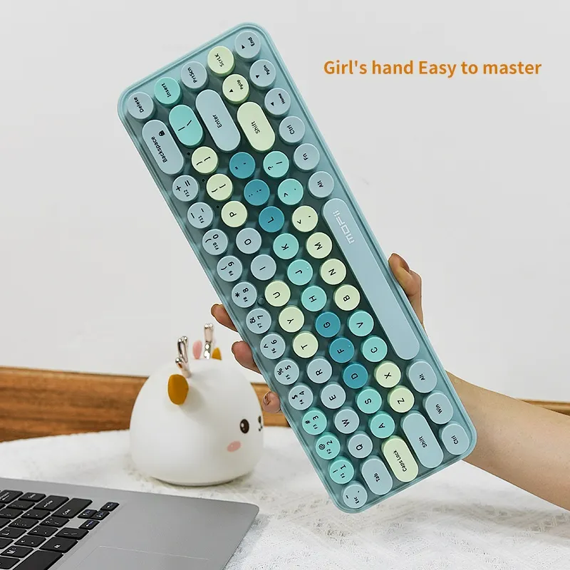 کیبورد و ماوس بی‌سیم مافی مدل MOFii I Bean Colorful