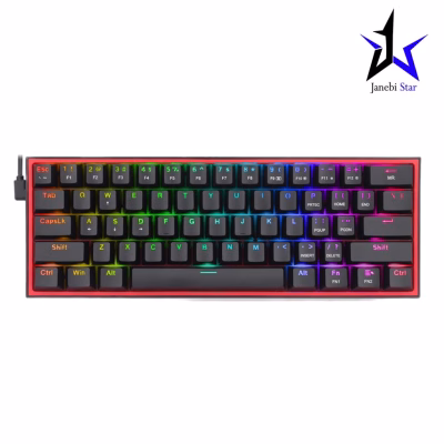 کیبورد گیمینگ ردراگون مدل K617 FIZZ RGB Black