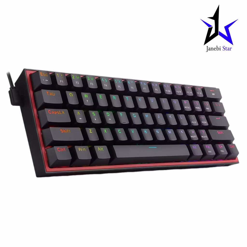 کیبورد گیمینگ ردراگون مدل K617 FIZZ RGB Black