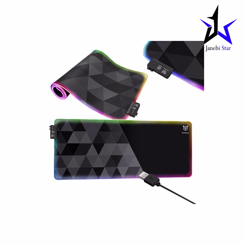 ماوس پد گیمینگ اونیکوما مدل MP006 RGB Black سایز ۸۰*۳۰ سانتی متر