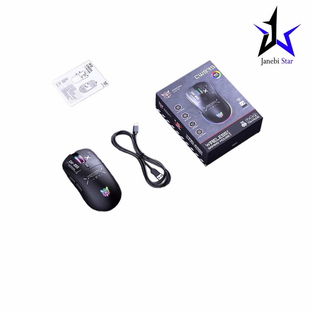 موس گیمینگ اونیکما بی سیم مدل  CW935 Black