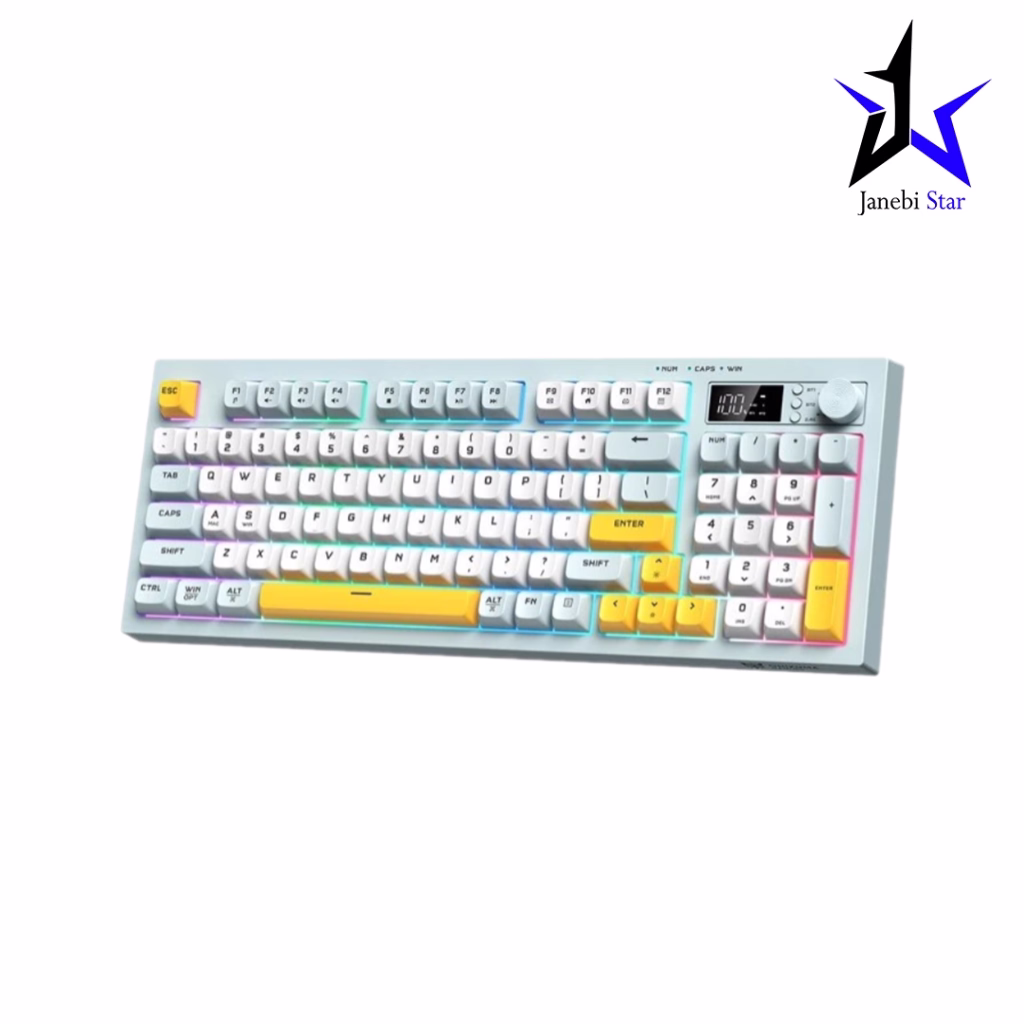 کیبورد گیمینگ بی سیم اونیکوما مدل G80 White