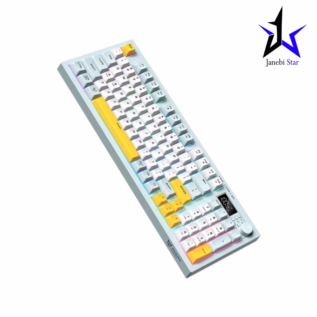 کیبورد گیمینگ بی سیم اونیکوما مدل G80 White