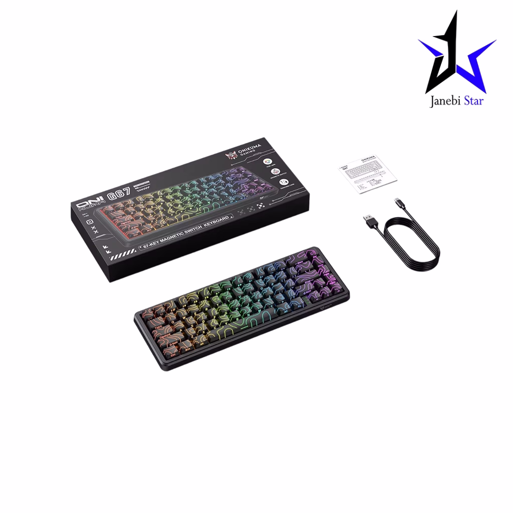 کیبورد اونیکوما مدل G67 Black