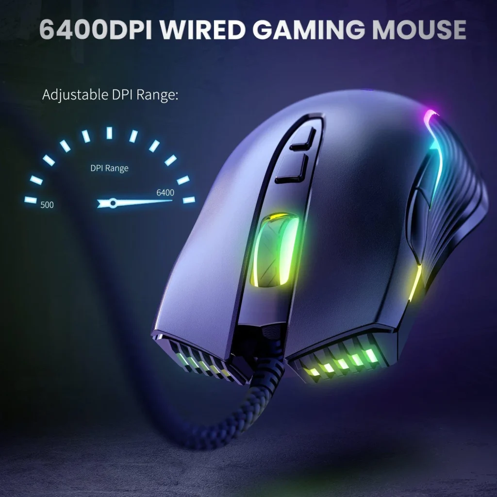 موس گیمینگ بی سیم اونیکما CW905 3 موس گیمینگ بی سیم اونیکما CW905