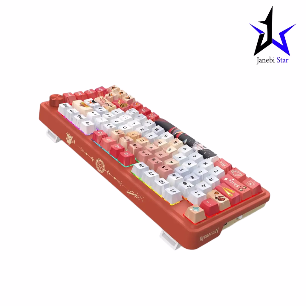 کیبورد بی‌سیم مکانیکال گیمینگ ردراگون مدل Redragon K673 AK RGB PRO