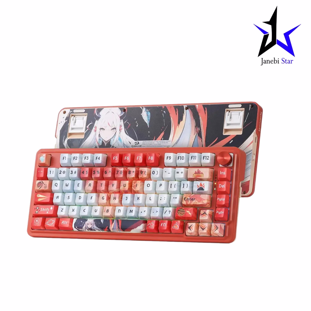 کیبورد بی‌سیم مکانیکال گیمینگ ردراگون مدل Redragon K673 AK RGB PRO