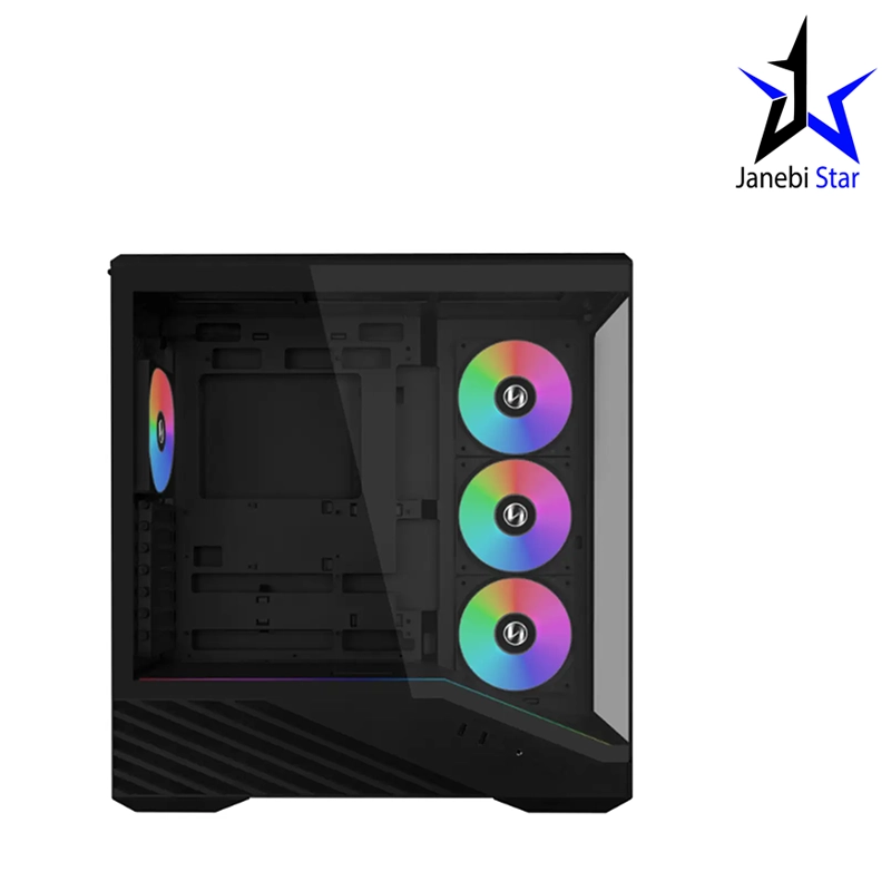 کیس گیمینگ لیان لی Vector V100R Black