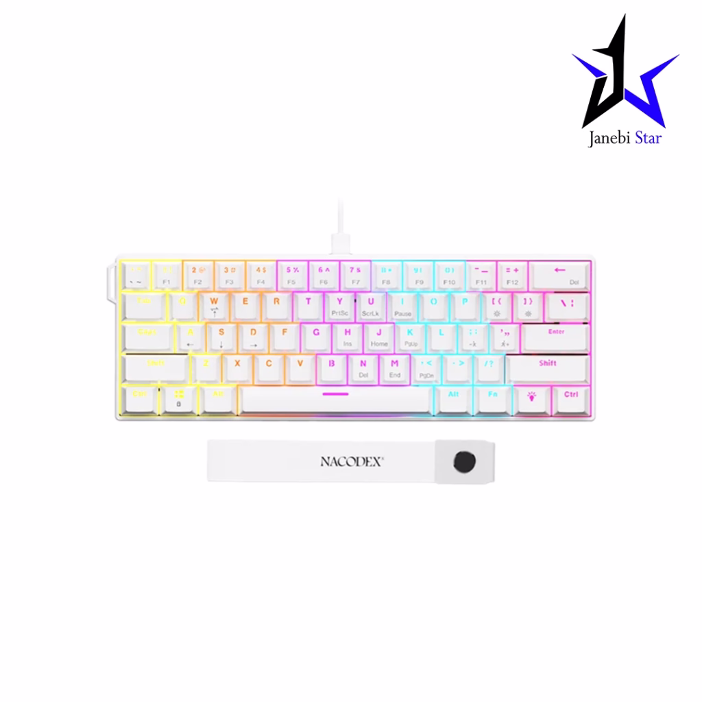 کیبورد AJAZZ NK61 Mechanical Red SW Wired