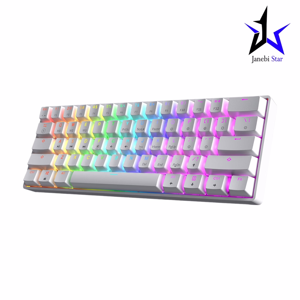 کیبورد AJAZZ NK61 Mechanical Red SW Wired