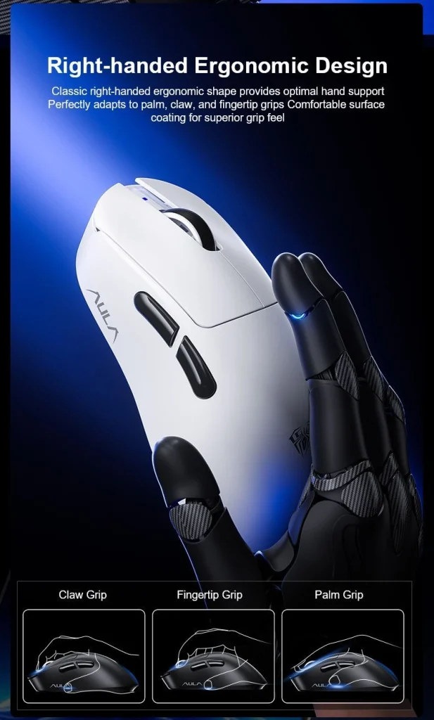ماوس گیمینگ بی‌سیم آئولا مدل AULA SC900 Pro