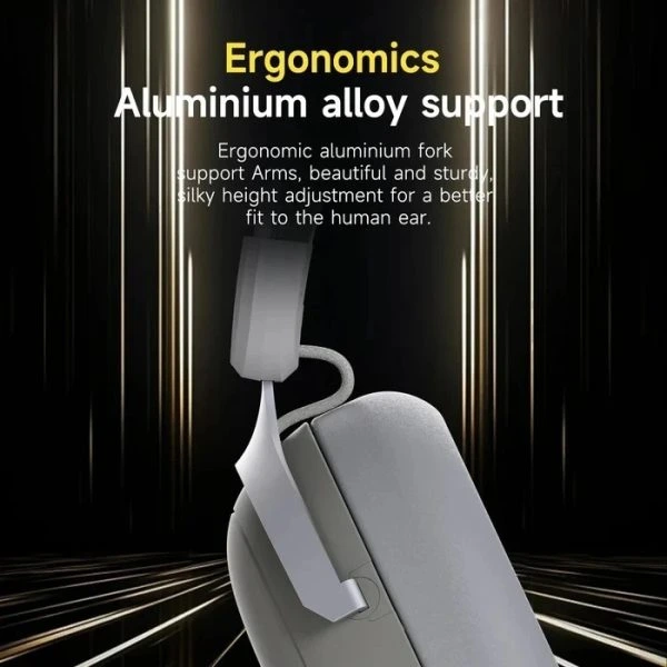 هدست گیمینگ اجز مدل AHM08 Grey White 2 هدست گیمینگ اجز مدل AHM08 Grey White