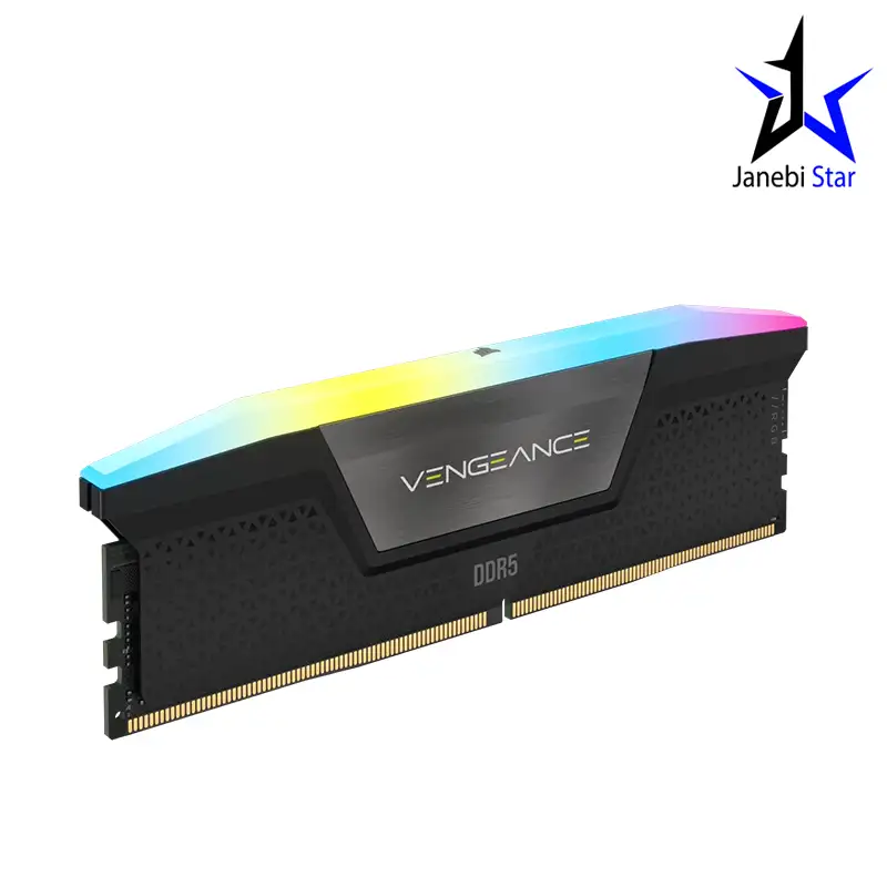 رم دسکتاپ DDR5 دو کاناله 6600 مگاهرتز CL38 کورسیر مدل VENGEANCE RGB ظرفیت 32 گیگابایت