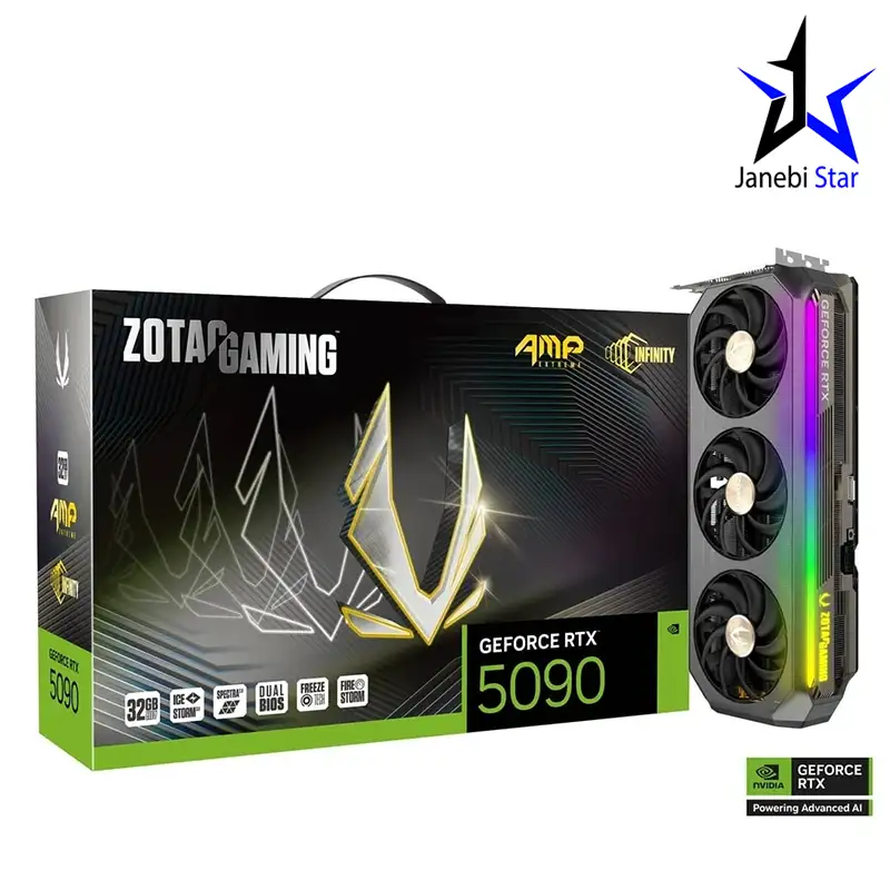 کارت گرافیک  زوتک ZOTAC GAMING GeForce RTX 5090 AMP Extreme INFINITY